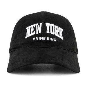 COPY - ANINE BING - Jeremy Baseball Cap New York in Black